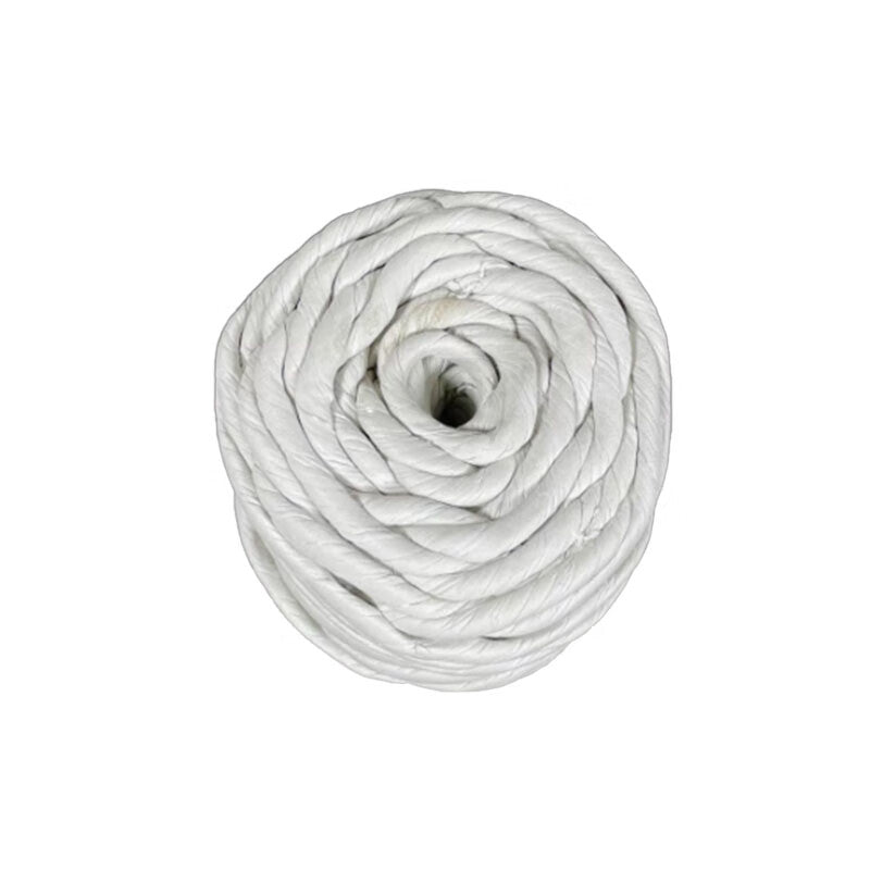 Yonghao Yinghong Dust-Free Asbestos Twisted Rope, Thermal Insulation, High Temperature Resistance, Circular Braided Twisted Rope, Fire-Resistant and Sealing Asbestos Braided Rope [25mm] Approximately 10 kg per roll. Price per roll.