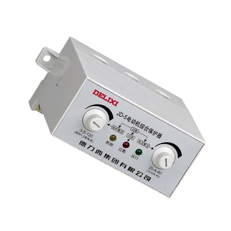 Delixi Electric Motor Protector JD-5 AC220V 2-20A