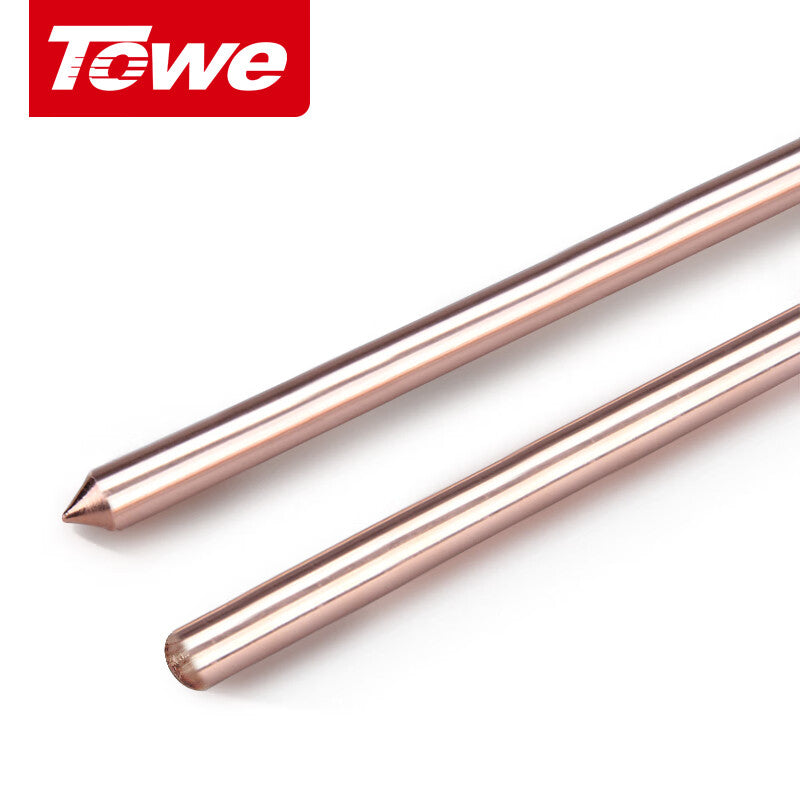 Tongwei (TOWE) copper-clad steel grounding rod grounding wire grounding needle engineering lightning protection power galvanized grounding pole diameter 20mm AP-GC20/15