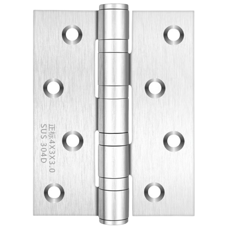 Panggu Precision folding wooden door, room door hinge, standard 5-inch casement hinge, brushed silver [3.0]