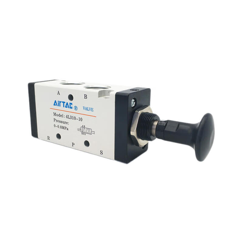 AirTAC 2-position 5-way hand-pull valve; 4L31010