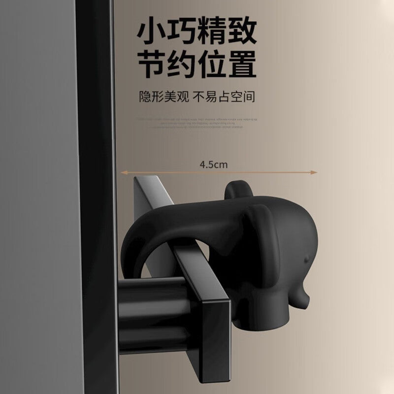 Dipur door stopper silicone door bumper door stopper no-drill door barrier door lock door handle protective cover cushioning anti-collision device