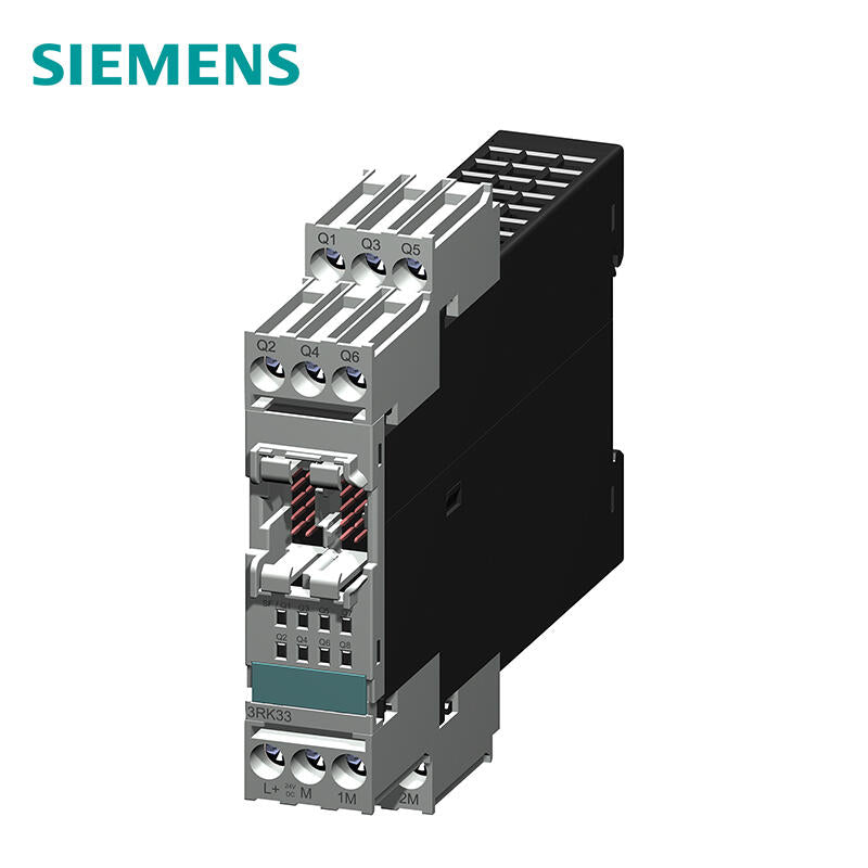 Siemens expansion module for modular safety system 3RK38DO, 24VDC/0.5A, 22.5mm structural width screw terminal connection without connecting cable; 3RK33111AA10