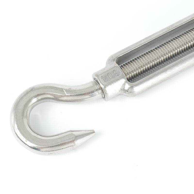 Bingyu BY-183 304 Stainless Steel Turnbuckle, Wire Rope Tensioner, OC Turnbuckle M4
