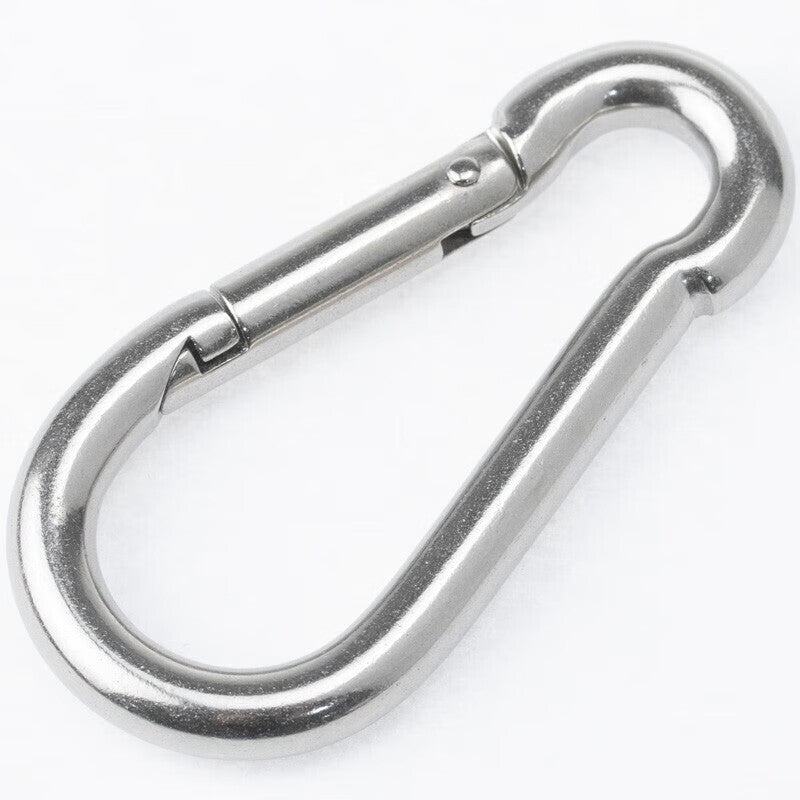Winstan 304 Stainless Steel Spring Buckle, Outdoor Carabiner, Connecting Buckle, Chain Buckle, Safety Buckle, Lifting Hook WY0347 M7 (Standard Type) (3 pieces)
