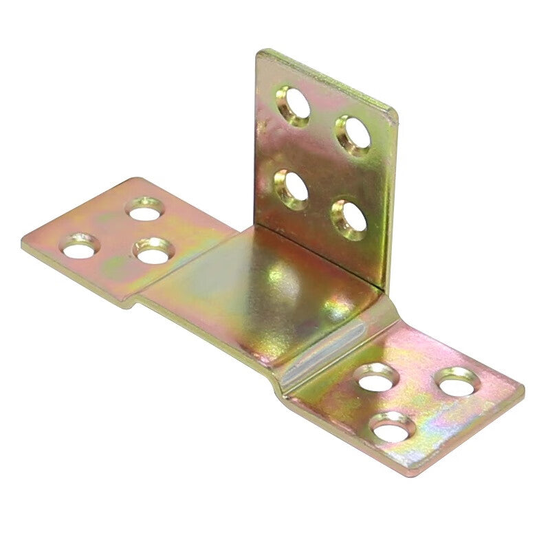 High-speed bed hinges, corner brackets, bed inserts, hardware accessories, bed hinge connectors, large bed hinges [10 pieces], carbon steel.