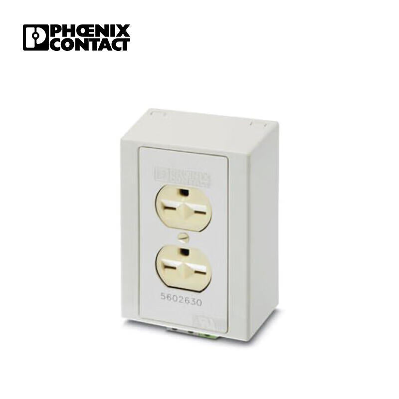 Phoenix socket type, DIN rail mounted double power socket; EM-DUO 250/15
