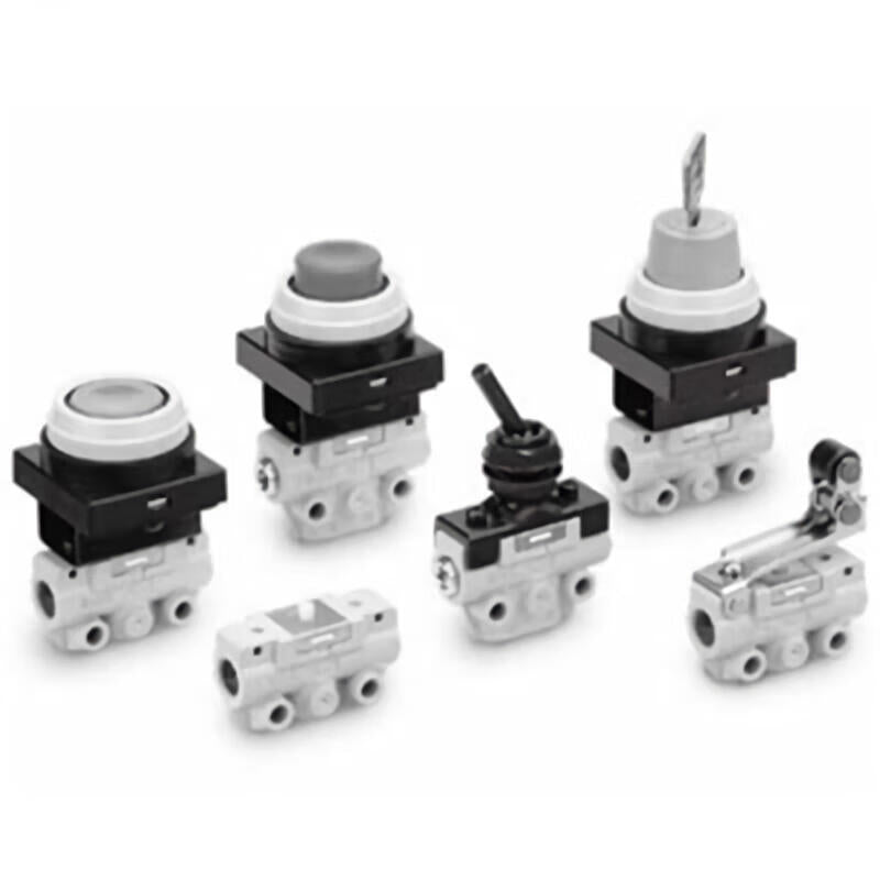 SMC two-position three-way mechanical control valve; VM130-01-00A
