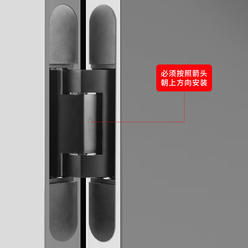 Fully automatic hydraulic soft-close hinge concealed door, high load-bearing capacity, three-dimensional adjustable hidden door, folding door, household hardware.