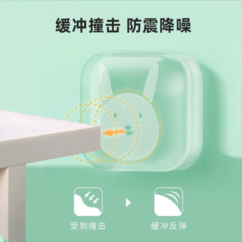 Junwen door handle anti-collision pad, door stop, back wall anti-collision pad, cabinet door buffer pad, refrigerator anti-collision sticker