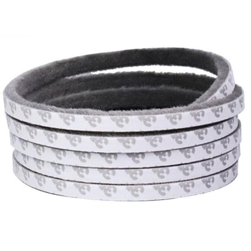 Haisdick self-adhesive sealing strip for doors and windows, adhesive-backed weatherstripping, dustproof, windproof, and soundproof soft rubber strip, 9*9mm, Jingcang gray, 10 meters.
