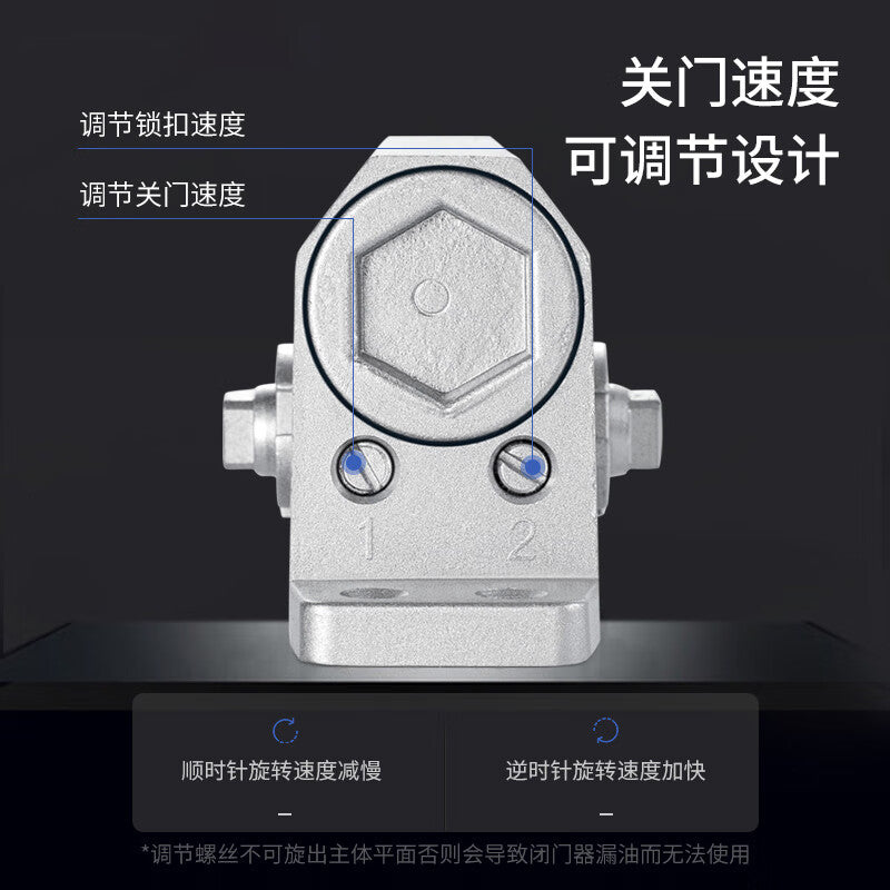 Hydraulic buffer automatic door closer, fire door, fireproof door, sliding door closing device, positioning medium-sized
