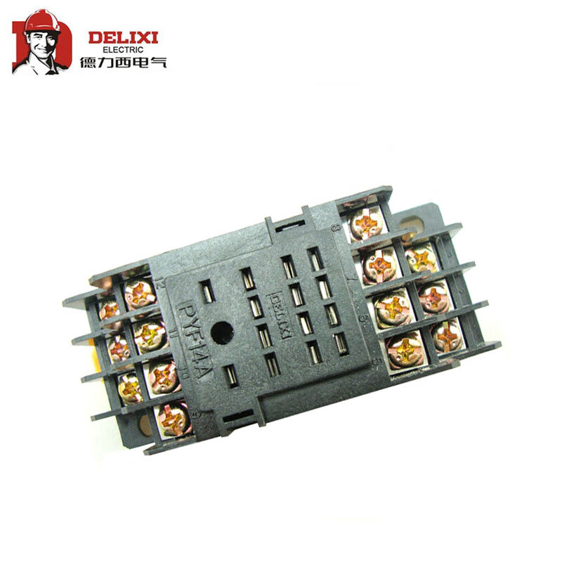 Delixi Electric small relay base CDZ9-54P base PYF14AZ