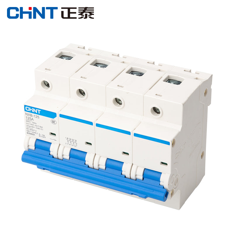 Chint NXB-125-4P-C125 Circuit Breaker, 4P C125, DZ47 Upgraded