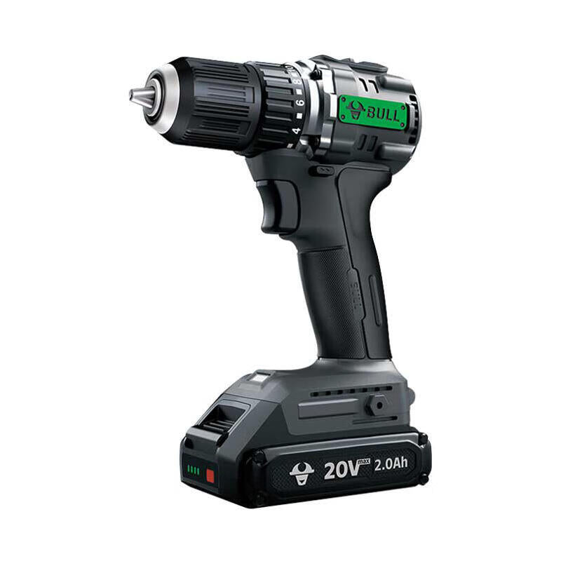 Bull 20V 10mm Lithium Brushless Drill, GDZ10-60 (2.0S)