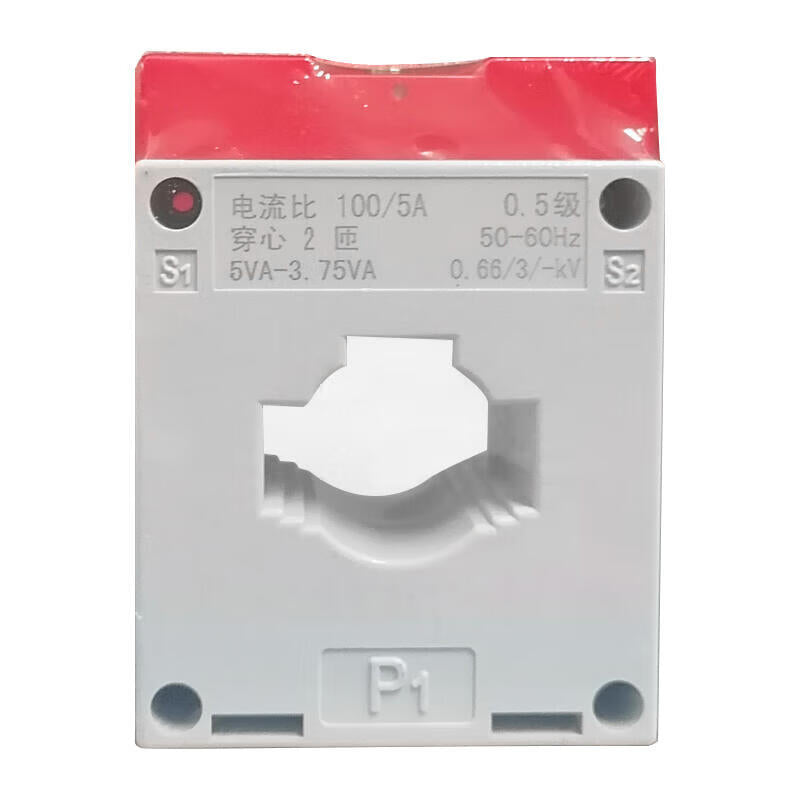 Delixi Electrical current transformer; LMK-0.66 100/5 Ф30