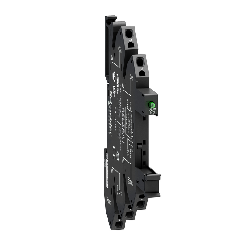 Schneider Electric RSLZRA4 Slim Relay Spring Terminal Base 230 AC/DC