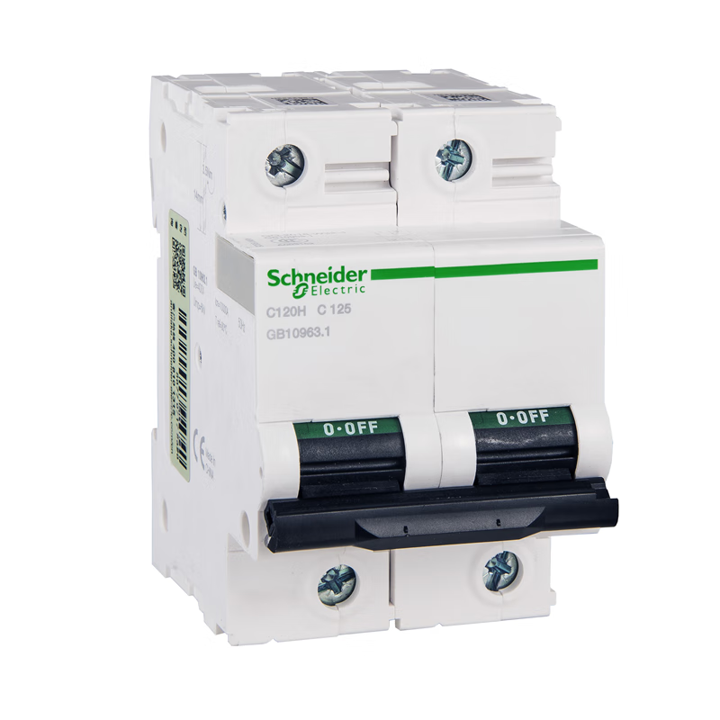 Schneider Electric C120H 2P Circuit Breaker, 125A