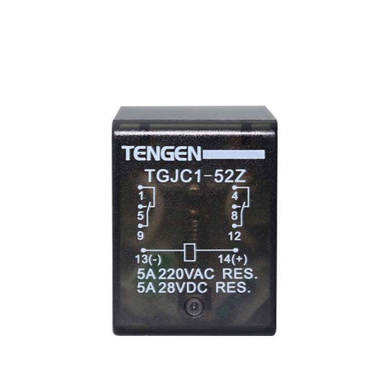 Tianzheng Electric TENGEN TGJC1-54Z AC AC220V without light small electromagnetic relay intermediate relay 340040400306