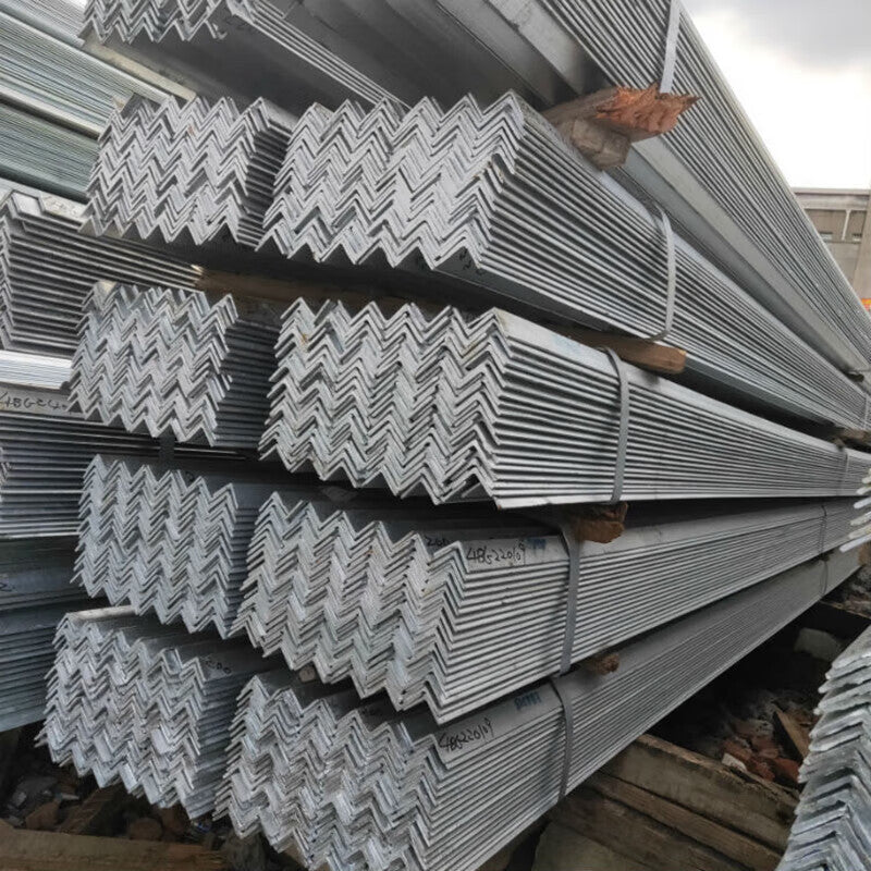 Steel Precast Products Hot-dip galvanized angle steel, rust-proof equal angle iron, curtain wall angle steel, 63*63mm, 6mm thick, price per meter.