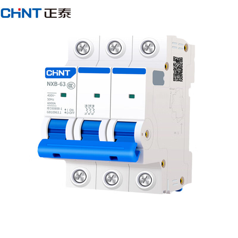 Chint (CHNT) air switch small circuit breaker NXB-63 3P C 25A
