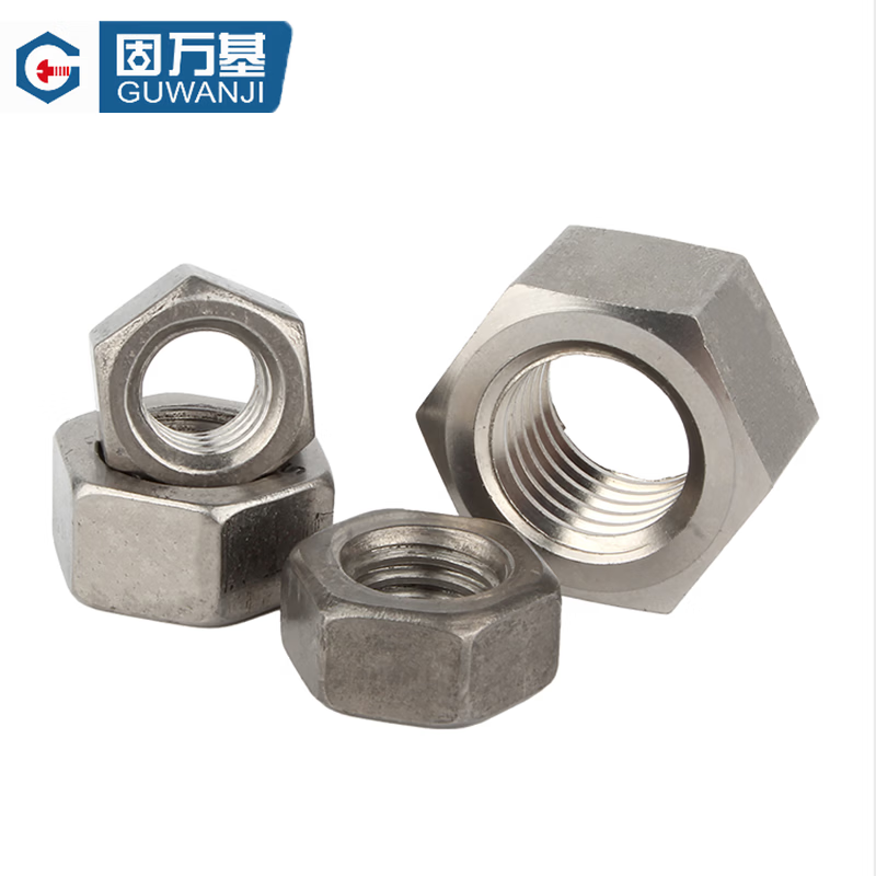 GUWANJI Hex Nuts TA2 Titanium Hex Nuts Titanium Alloy Nuts M8 [20 pieces]