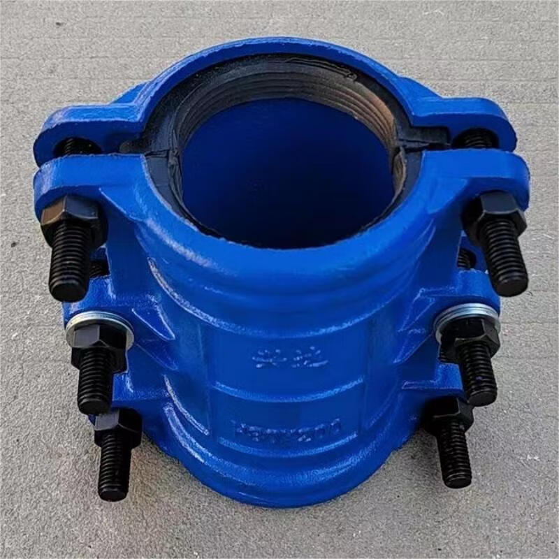 Qizhou Half-Joint Repair and Leak-Stopping Device for Cast Iron and PE Pipes, Leak Repair Clamps, Water Pipe Leak-Stopping Device DN100*500 [Iron Pipe Outer Diameter 114]