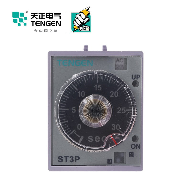 Tianzheng Electric TENGEN ST3PA-A AC220V rail-mounted time relay 03040160008