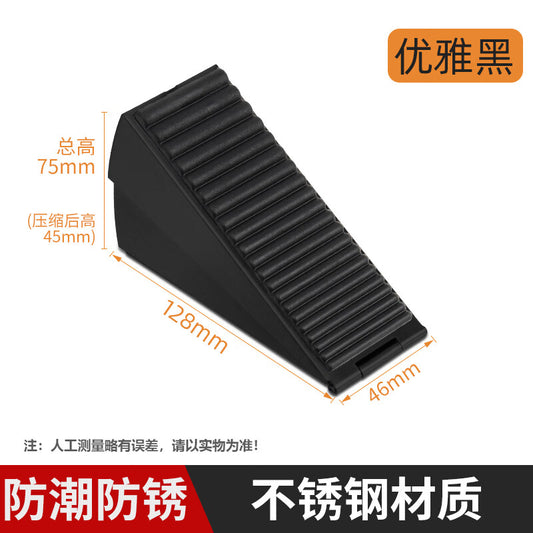 Wenxidi Thickened Door Stopper, Drill-Free Door Stopper, Door Plug, Door Suction, Door Wedge, Anti-collision Card, Door Clamp, Room Door Fixing