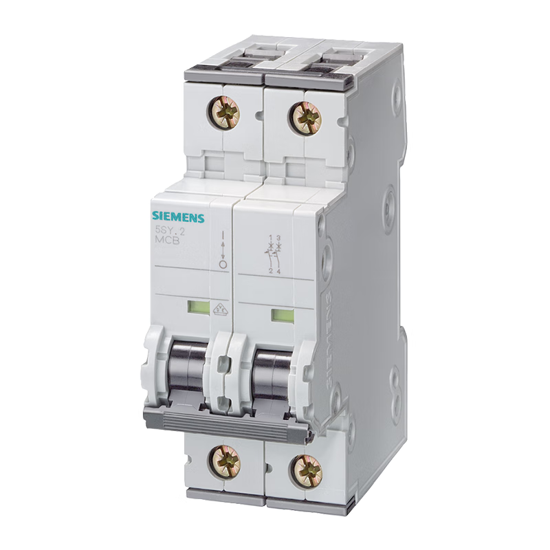 Siemens 5SY6225-7CC Type C 25A 2P Circuit Breaker