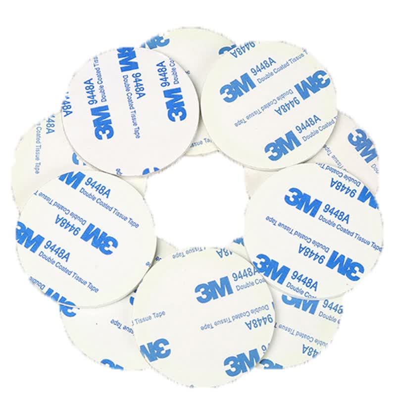 Haisdike HKW-110 Double-Sided Adhesive Tape (100 pieces) Die-cut and stamped sealing tape, double-sided adhesive, nameplate shock-absorbing durable adhesive, strong double-sided adhesive, square 25mm*20mm