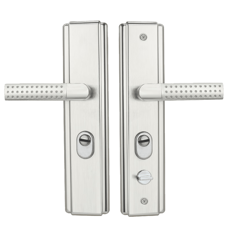 Chugong stainless steel security door lock handle panel thickened handle, entrance door pull handle lock, universal panel handle