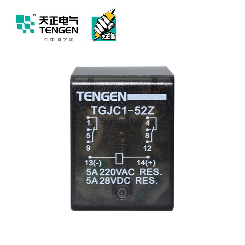 Tianzheng Electric TENGEN TGJC1-52Z DC36V DC small electromagnetic relay 340040400248