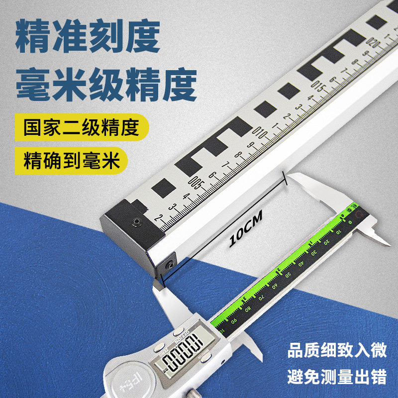 Befroth 5-meter leveling rod, telescopic measuring rod, elevation rod, thickened telescopic scale, thickened telescopic...
