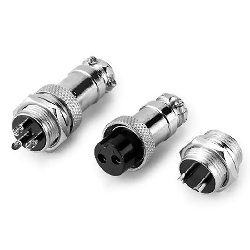 YWG GX16-5 pin fixed aviation plug male and female connector set YWG-GX16GDS4 (1 set)