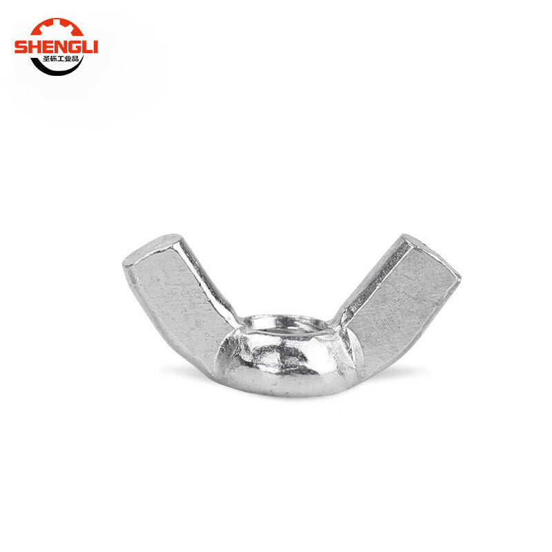Saint-Galvanized wing nuts, horn nuts, hand-tightening wing nuts, M5 [100 pieces]