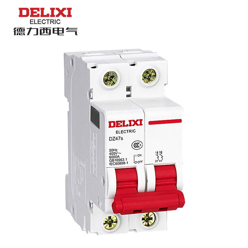 Delixi DZ47s 63A 2P D type DZ47SN2D63 miniature circuit breaker