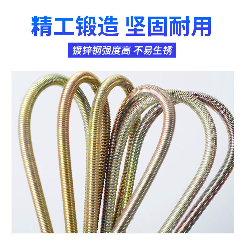 Deqi tension springs, door closer tension springs, automatic door closer windproof tension springs, 1.0mm*7mm*400mm