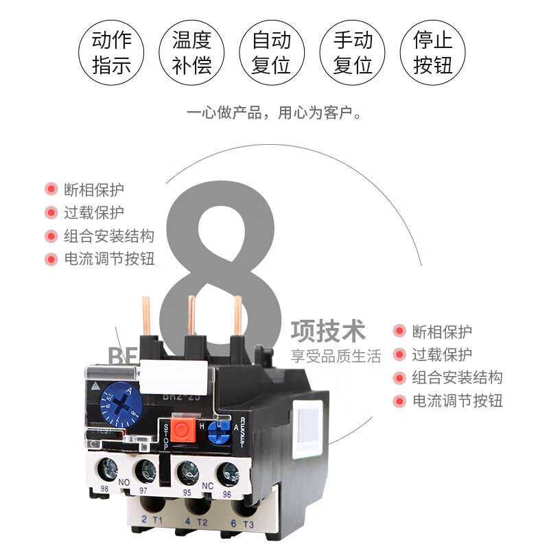 BERM Thermal Overload Relay NR2-25/Z 30-40A Protector