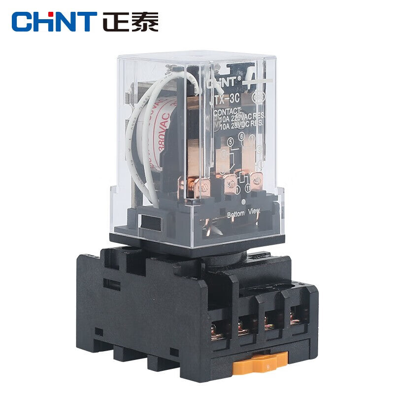 Chint (CHNT) JTX-3C-DC24V small relay high power electromagnetic relay 11 feet DC24V