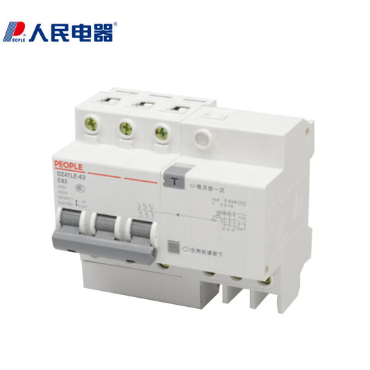 DZ47LE 3P 25A Residual Current Action Circuit Breaker