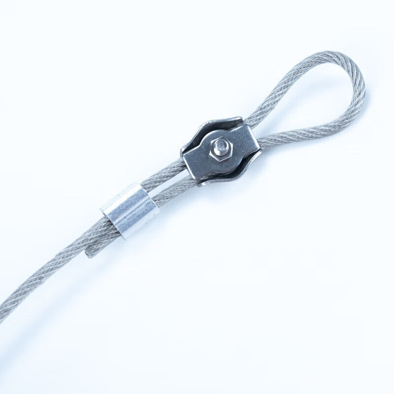 Winstan WY0126 304 Stainless Steel Rope, 4mm Plastic-Coated Steel Wire Rope, Outdoor and Indoor Use, 11M Set