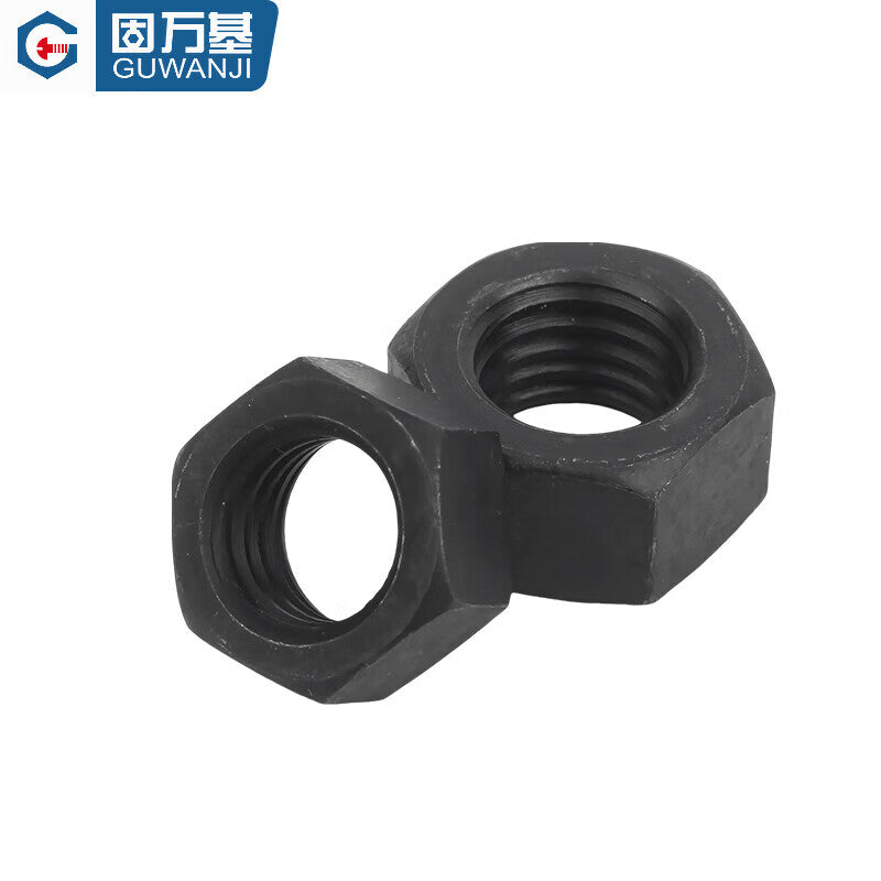 GUWANJI M30 Hex Nuts, Carbon Steel, GB/T 6170, Blackened/Minimum Order Quantity 1000/Grade 10 [1 unit price]