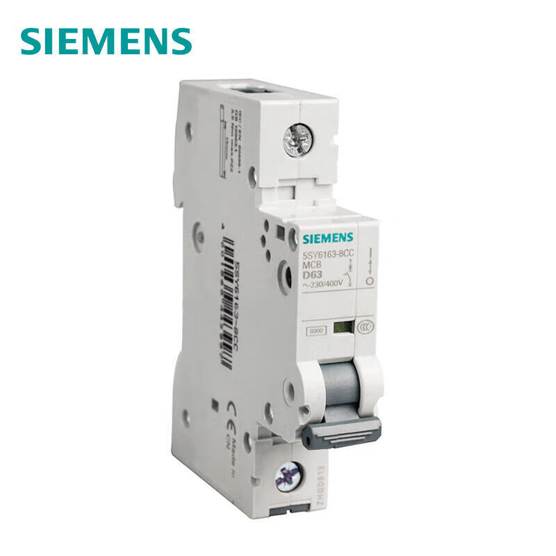 Siemens miniature circuit breaker 2A 1P C 6kA; 5SY6 1P C2