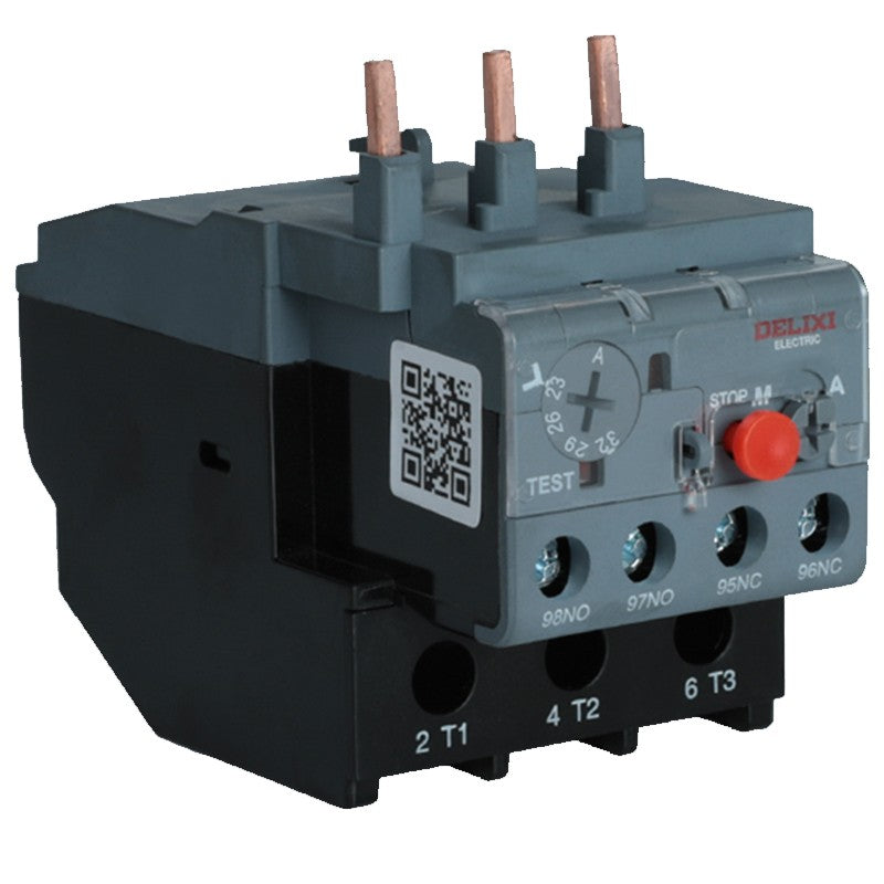 DELIXI ELECTRIC JR2v-25 Thermal Overload Relay, 4.0-6A, RoHS