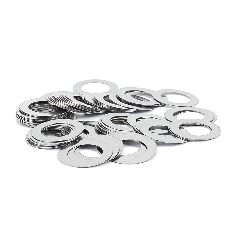 XUTE M5*9*0.1mm (200 pieces) 304 Stainless Steel Ultra-Thin Metal Shims, Shaft Clearance Flat Shims, Adjusting Washers