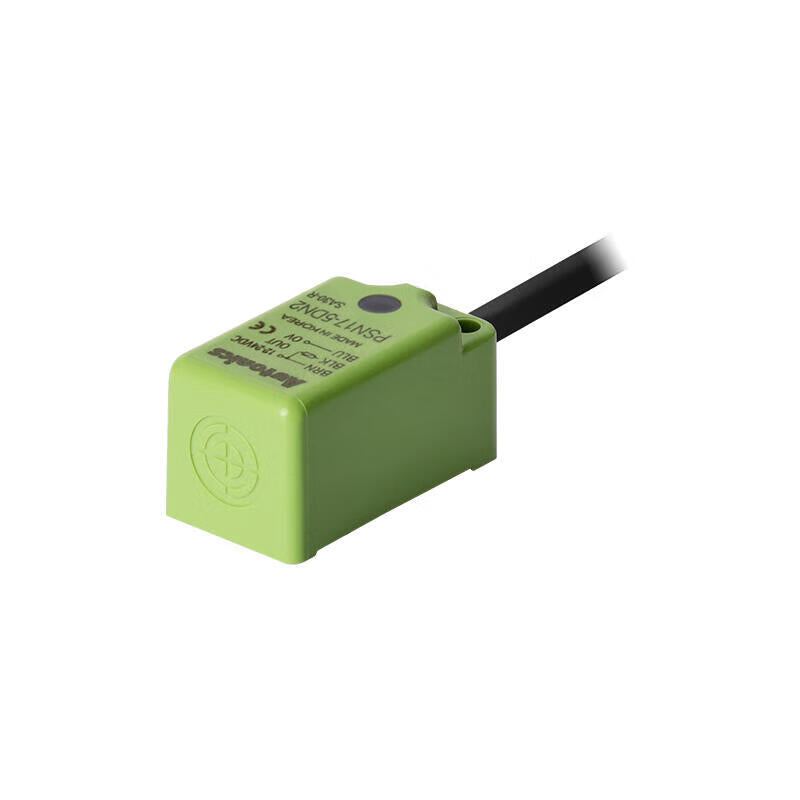 Autonics inductive square proximity switch 3-wire cable 2m detection distance 5mm NPN; PSN17-5DN2