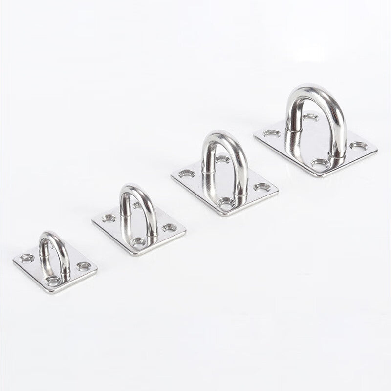 Deqi 304 Stainless Steel Hooks, U-shaped Fixing Hooks, Ceiling Fan Base Heavy Object Lifting Hooks, Square M5