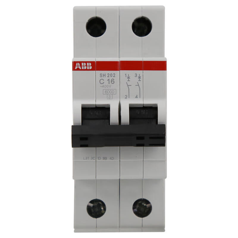 ABB SH200 series miniature circuit breakers; SH202-C16