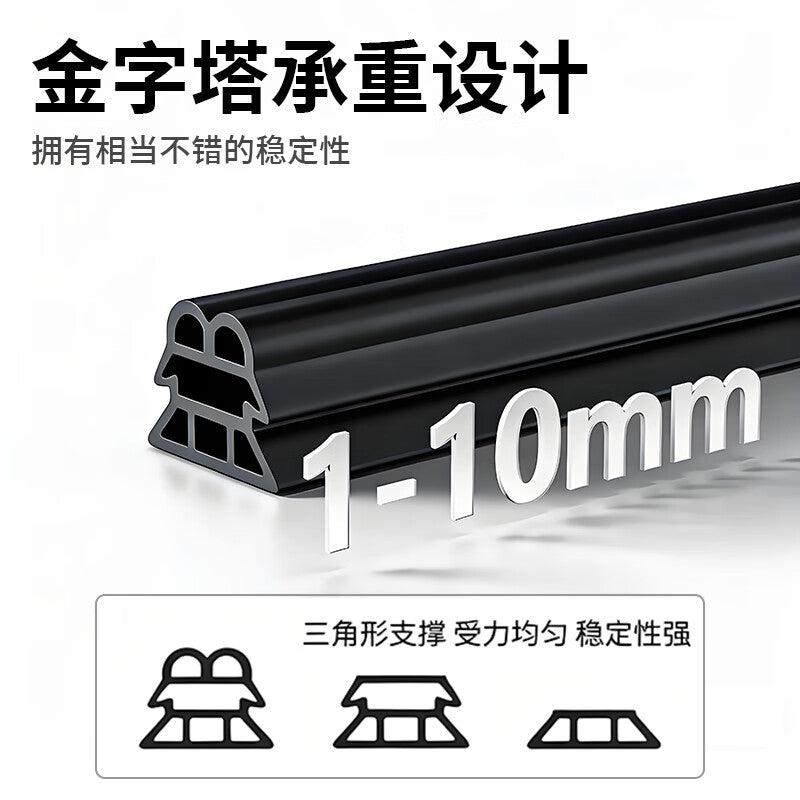 Chuco security door sealing strip, entrance door frame, door gap windproof and soundproof wooden door sealing strip, interior bedroom entrance door, 10 meters